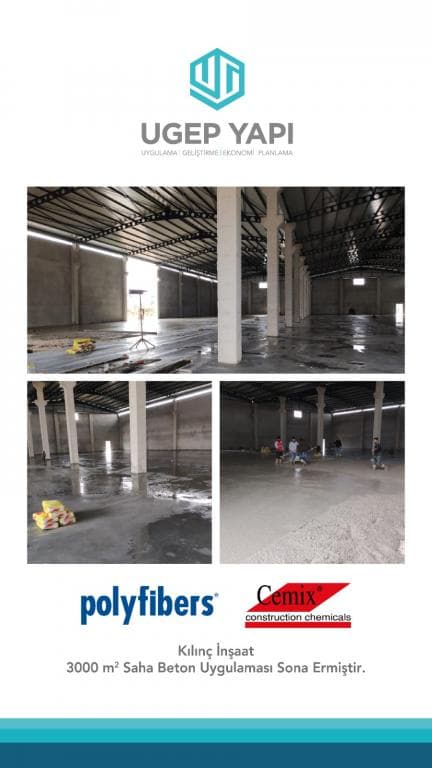 Adana Hacı Sabancı Organize Kılınç İnşaat Fabrika Saha Betonu Uygulama Hizmetimiz - 1