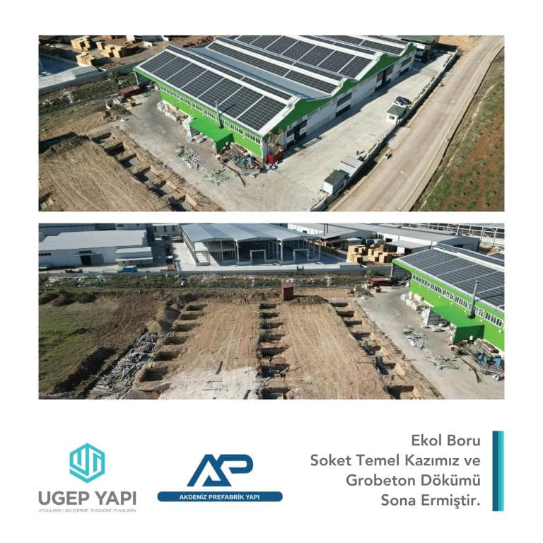 Adana Hacı Sabancı Organize Sanayi Bölgesi Ekol Boru Prefabrik Fabrika Anahtar Teslim Projemiz - 1