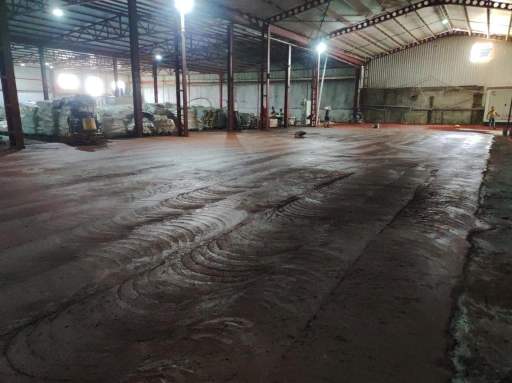 Adana Mobak Un Fabrikası Fiber Donatılı Saha Beton Uygulamamız