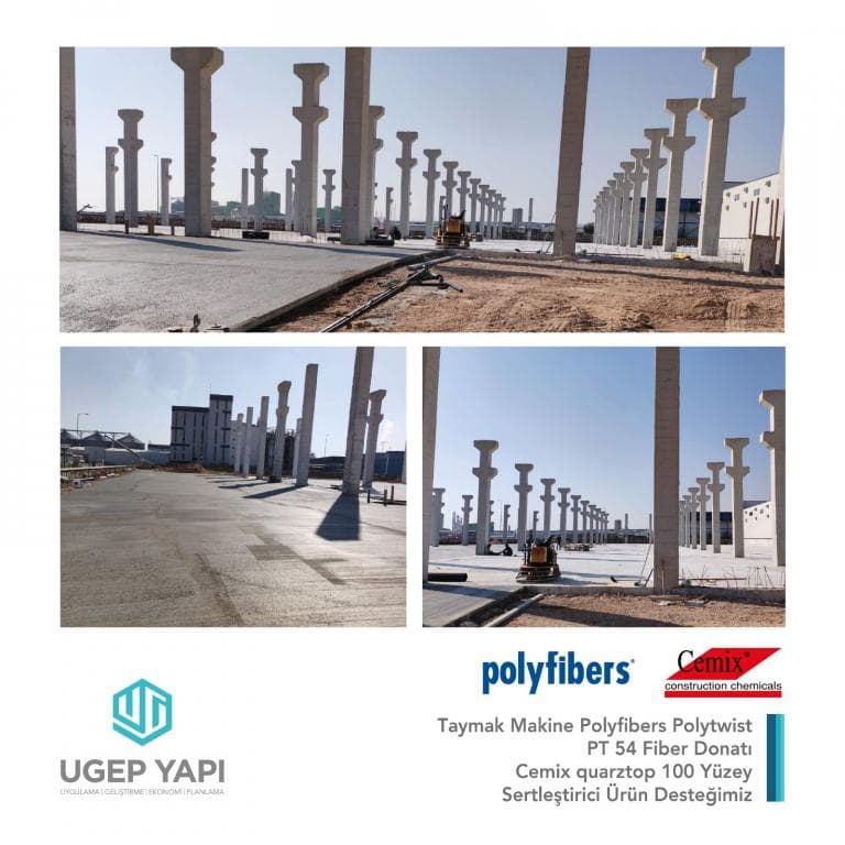 Adana Hacı Sabancı Organize Taymak Makine Fabrikası Fiber Donatı Ürün Desteğimiz - 1