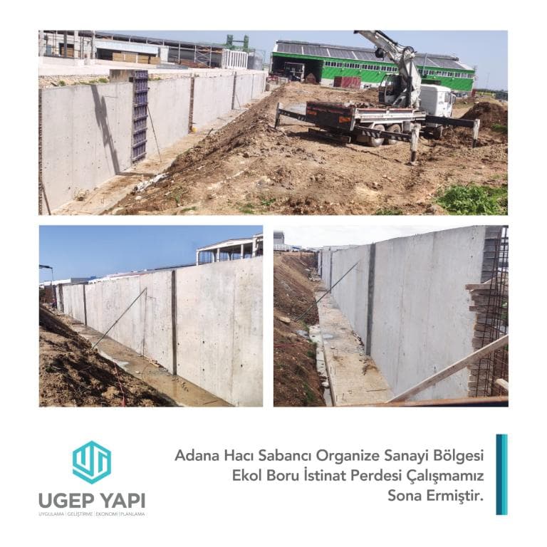 Ekol Boru İstinat Perdesi