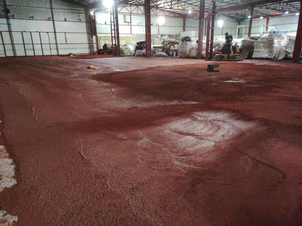 Adana Mobak Un Fabrikası Fiber Donatılı Saha Beton Uygulamamız - 7